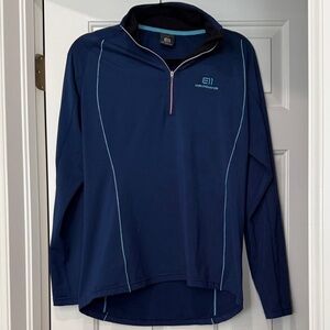 Elevenate dark blue mid-layer pullover